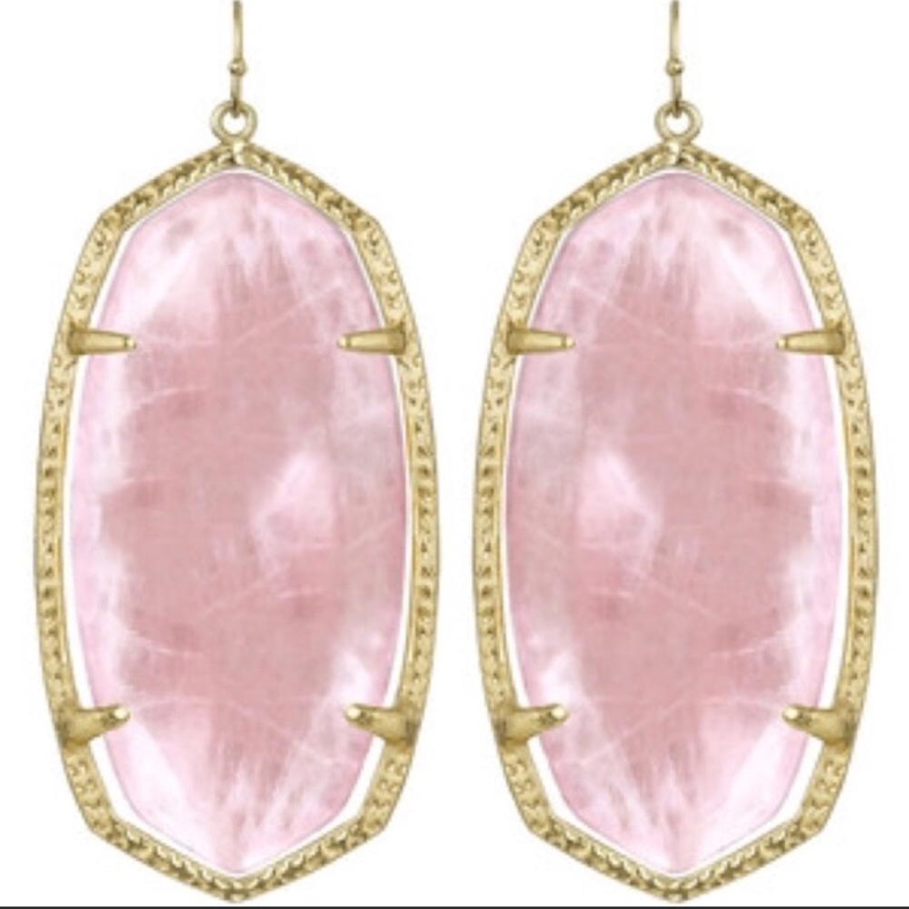 Rose Quartz Danielle Earrings